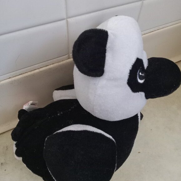 Rare Rinco Black White Panda Duck Stuffed Animal Plush (2011) - Picture 3 of 4